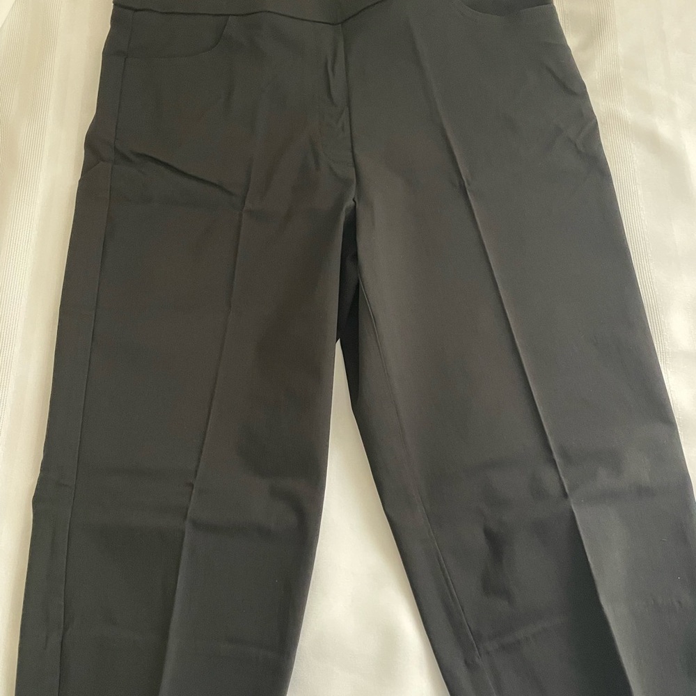 Alfred Dunner Classic Black Capris